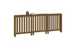 vidaXL 822589 Radiator Cover Honey Brown 210x21x85cm Solid Wood Pine vidaXL 822589 Radiator Cover Honey Brown 210x21x85cm Solid Wood Pine