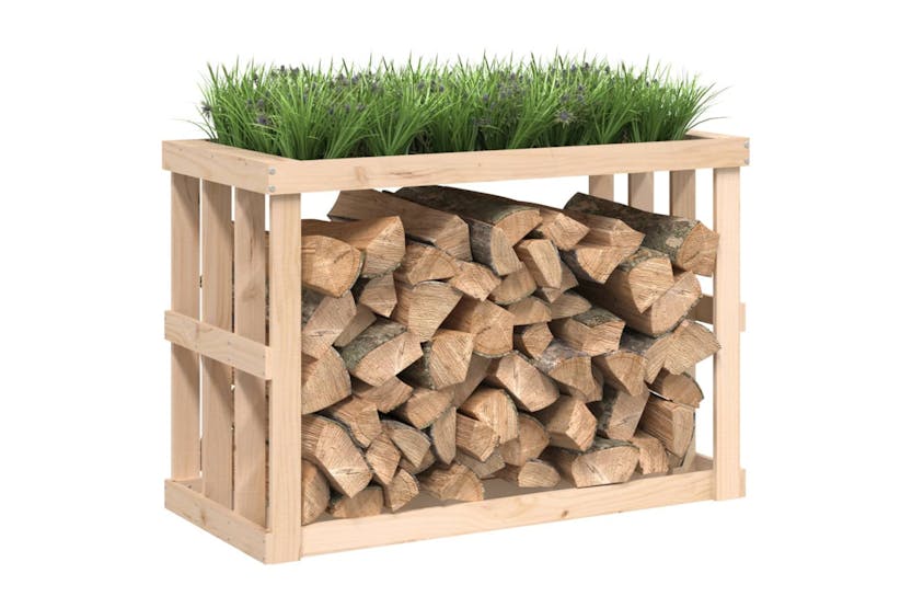 vidaXL 822631 Outdoor Log Holder 108x52x74cm Solid Wood Pine vidaXL 822631 Outdoor Log Holder 108x52x74cm Solid Wood Pine