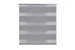 vidaXL 240223 Zebra Blind 140 X 175cm Grey vidaXL 240223 Zebra Blind 140 X 175cm Grey