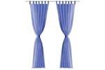vidaXL 132245 Voile Curtains 2 Pcs 140x175cm Royal Blue vidaXL 132245 Voile Curtains 2 Pcs 140x175cm Royal Blue