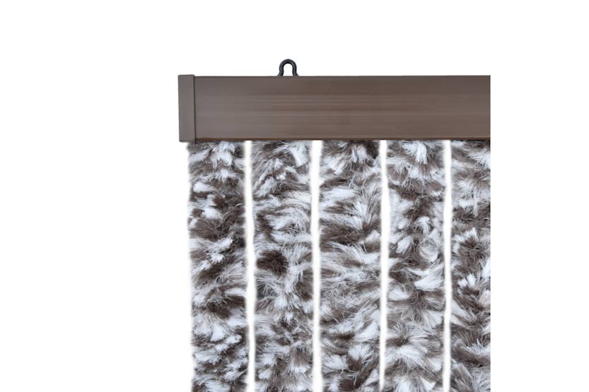 vidaXL 284276 Insect Curtain Brown And Beige 56x185cm Chenille vidaXL 284276 Insect Curtain Brown And Beige 56x185cm Chenille