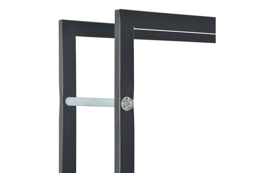 vidaXL 284700 Firewood Rack Black 44x20x100cm Steel vidaXL 284700 Firewood Rack Black 44x20x100cm Steel
