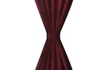 vidaXL 130363 2 Pcs Bordeaux Micro-satin Curtains With Loops 140 X 225cm vidaXL 130363 2 Pcs Bordeaux Micro-satin Curtains With Loops 140 X 225cm
