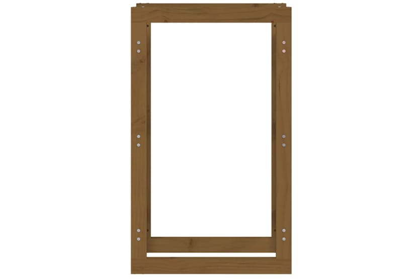 vidaXL 822415 Firewood Rack Honey Brown 60x25x100cm Solid Wood Pine vidaXL 822415 Firewood Rack Honey Brown 60x25x100cm Solid Wood Pine