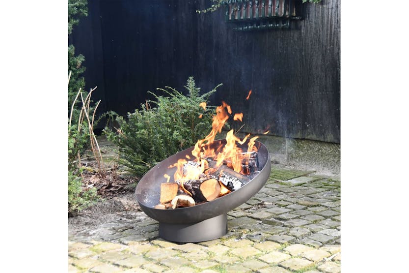 Esschert Design 422496 Fire Bowl Sloping Black Steel Ff402 Esschert Design 422496 Fire Bowl Sloping Black Steel Ff402