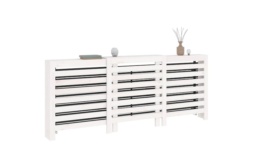 vidaXL 822612 Radiator Cover White 210x21x85cm Solid Wood Pine vidaXL 822612 Radiator Cover White 210x21x85cm Solid Wood Pine