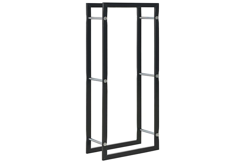 vidaXL 284700 Firewood Rack Black 44x20x100cm Steel vidaXL 284700 Firewood Rack Black 44x20x100cm Steel