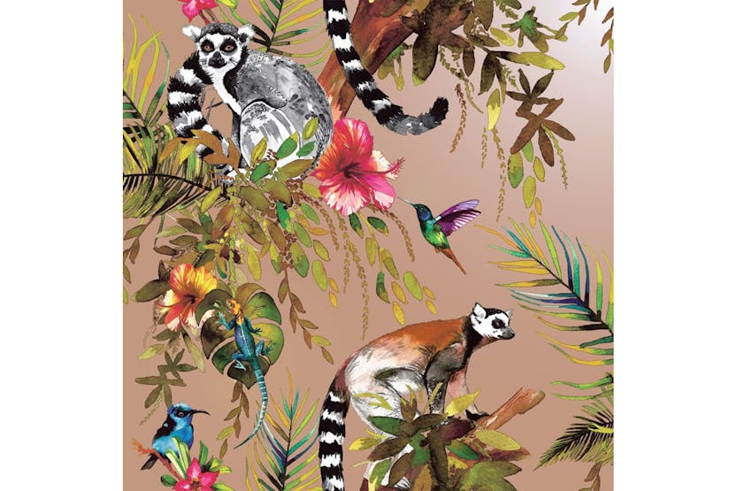 Dutch Wallcoverings 442556 Wallpaper Lemur Rose Gold Dutch Wallcoverings 442556 Wallpaper Lemur Rose Gold