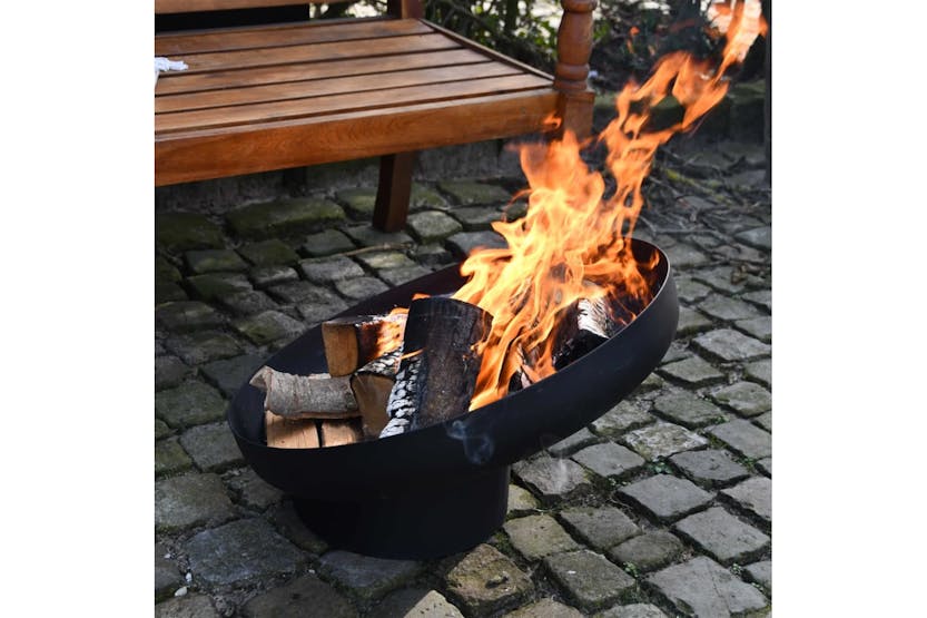 Esschert Design 422496 Fire Bowl Sloping Black Steel Ff402 Esschert Design 422496 Fire Bowl Sloping Black Steel Ff402