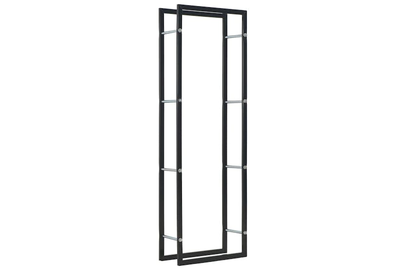vidaXL 284699 Firewood Rack Black 50x20x150cm Steel vidaXL 284699 Firewood Rack Black 50x20x150cm Steel