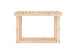 vidaXL 822432 Firewood Rack 108x64.5x77cm Solid Wood Pine vidaXL 822432 Firewood Rack 108x64.5x77cm Solid Wood Pine