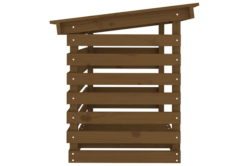 vidaXL 822230 Firewood Rack Honey Brown 108x73x79cm Solid Wood Pine vidaXL 822230 Firewood Rack Honey Brown 108x73x79cm Solid Wood Pine