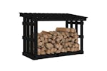 vidaXL 822436 Firewood Rack Black 108x64.5x77cm Solid Wood Pine vidaXL 822436 Firewood Rack Black 108x64.5x77cm Solid Wood Pine