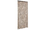 vidaXL Insect Curtain Beige And Light Brown 100x220cm Chenille vidaXL Insect Curtain Beige And Light Brown 100x220cm Chenille