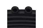 vidaXL 141913 Bathroom Heating Towel Rail Radiator Curve 500x764mm Black vidaXL 141913 Bathroom Heating Towel Rail Radiator Curve 500x764mm Black