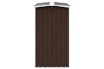vidaXL 47087 Garden Log Storage Shed Galvanised Steel 330x92x153cm Brown vidaXL 47087 Garden Log Storage Shed Galvanised Steel 330x92x153cm Brown