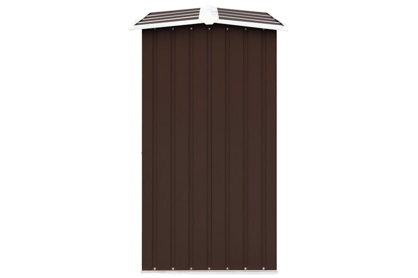 vidaXL 47087 Garden Log Storage Shed Galvanised Steel 330x92x153cm Brown vidaXL 47087 Garden Log Storage Shed Galvanised Steel 330x92x153cm Brown