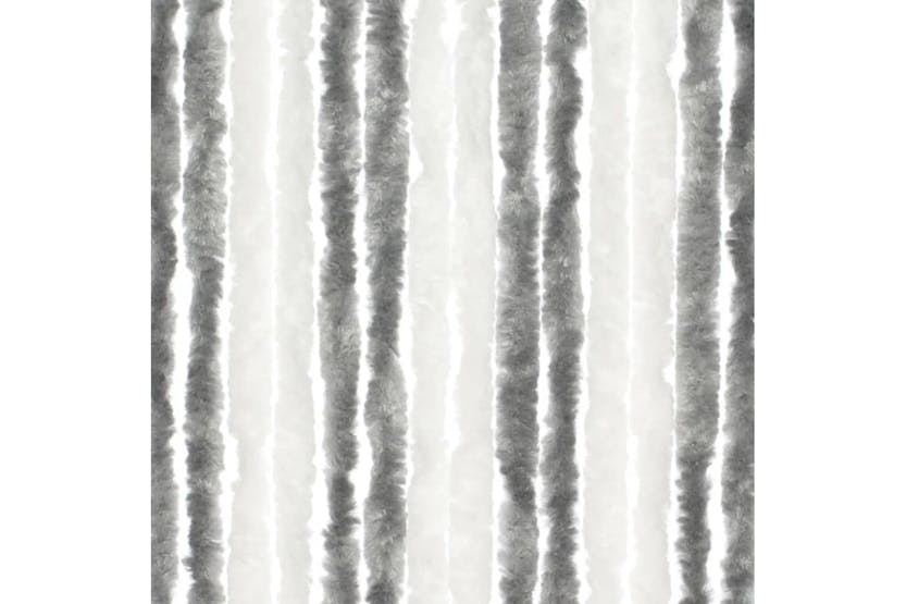 Travellife 441479 Fly Curtain For Door Chenille Basic 185x56 Cm Grey And White Travellife 441479 Fly Curtain For Door Chenille Basic 185x56 Cm Grey And White