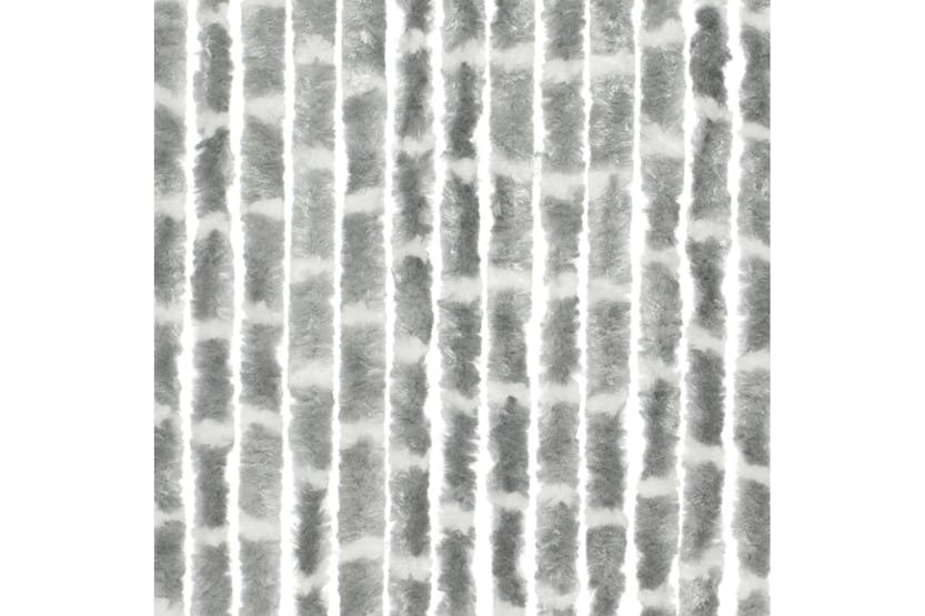 Travellife 441470 Fly Curtain For Door Chenille Stripe 185x56 Cm Grey And White Travellife 441470 Fly Curtain For Door Chenille Stripe 185x56 Cm Grey And White