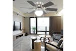 vidaXL 50537 Ornate Ceiling Fan With Light 82cm Dark Brown vidaXL 50537 Ornate Ceiling Fan With Light 82cm Dark Brown