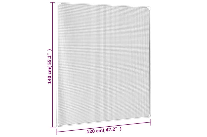 vidaXL 153854 Magnetic Insect Screen For Windows Anthracite 120x140cm vidaXL 153854 Magnetic Insect Screen For Windows Anthracite 120x140cm