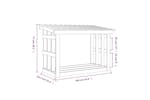 vidaXL 822435 Firewood Rack Honey Brown 108x64.5x77cm Solid Wood Pine vidaXL 822435 Firewood Rack Honey Brown 108x64.5x77cm Solid Wood Pine