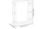 vidaXL 822417 Firewood Rack 80x25x100cm Solid Wood Pine vidaXL 822417 Firewood Rack 80x25x100cm Solid Wood Pine
