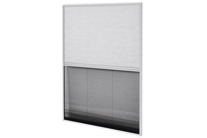 vidaXL 142617 Plisse Insect Screen For Windows Aluminium 80x120cm With Shade vidaXL 142617 Plisse Insect Screen For Windows Aluminium 80x120cm With Shade