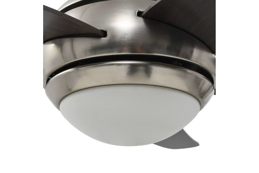 vidaXL 50539 Ornate Ceiling Fan With Light 128cm Brown vidaXL 50539 Ornate Ceiling Fan With Light 128cm Brown