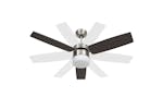 vidaXL 51491 Ceiling Fan With Light And Remote Control 108cm Dark Brown vidaXL 51491 Ceiling Fan With Light And Remote Control 108cm Dark Brown