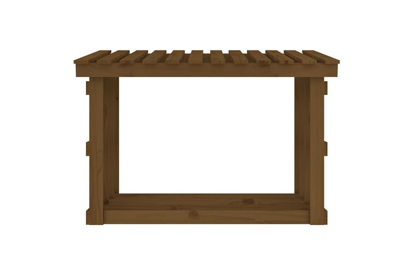 vidaXL 822435 Firewood Rack Honey Brown 108x64.5x77cm Solid Wood Pine vidaXL 822435 Firewood Rack Honey Brown 108x64.5x77cm Solid Wood Pine