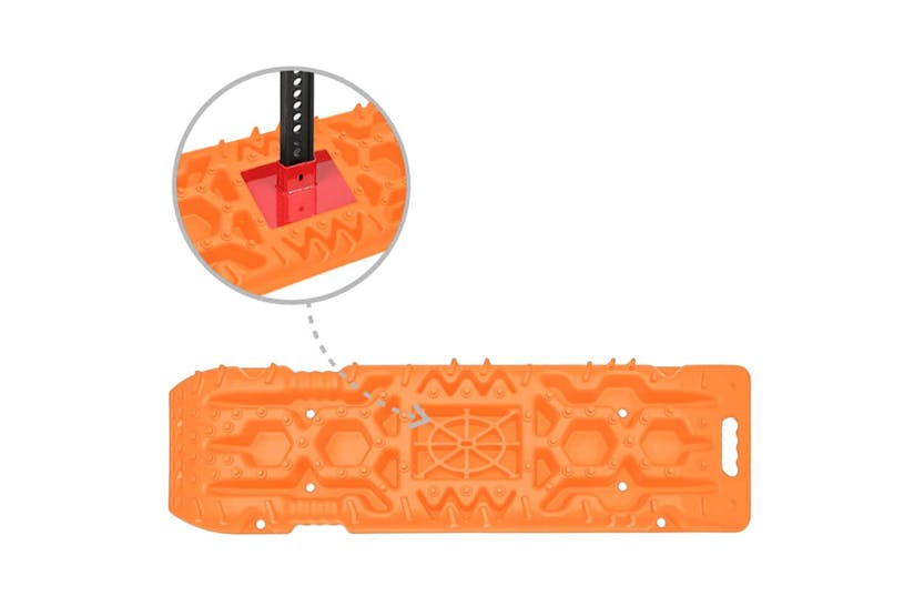 vidaXL 210772 Traction Boards 2 Pcs Orange 107x31x7cm Nylon vidaXL 210772 Traction Boards 2 Pcs Orange 107x31x7cm Nylon