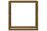 vidaXL 822425 Firewood Rack Honey Brown 100x25x100cm Solid Wood Pine vidaXL 822425 Firewood Rack Honey Brown 100x25x100cm Solid Wood Pine