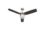 vidaXL 51491 Ceiling Fan With Light And Remote Control 108cm Dark Brown vidaXL 51491 Ceiling Fan With Light And Remote Control 108cm Dark Brown