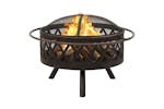 vidaXL 311885 Rustic Fire Pit With Poker 76cm Xxl Steel vidaXL 311885 Rustic Fire Pit With Poker 76cm Xxl Steel