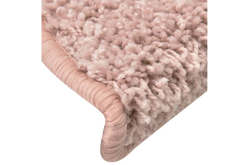 vidaXL 322377 Carpet Stair Treads 15 Pcs Light Pink 65x21x4cm vidaXL 322377 Carpet Stair Treads 15 Pcs Light Pink 65x21x4cm