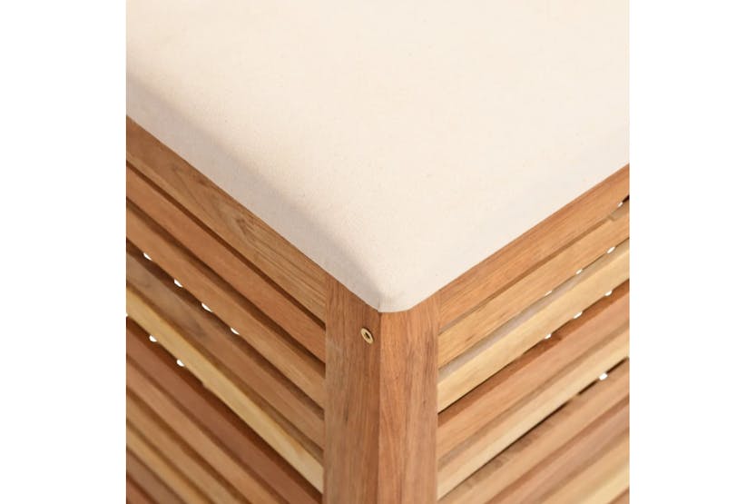 vidaXL 350352 Bathroom Stool 40.5x40.5x56cm Solid Wood Walnut vidaXL 350352 Bathroom Stool 40.5x40.5x56cm Solid Wood Walnut