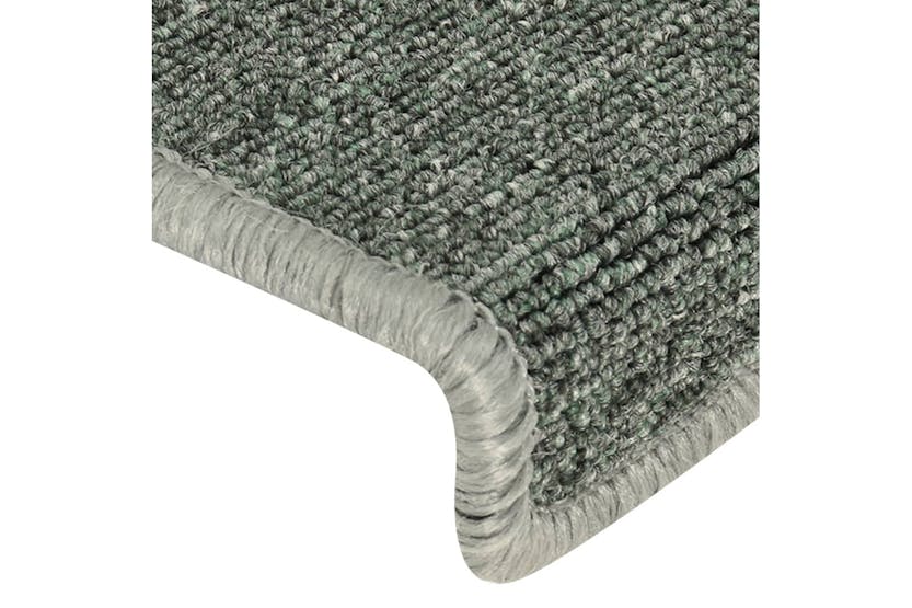 vidaXL 326193 Carpet Stair Treads 15 Pcs 65x21x4cm Green vidaXL 326193 Carpet Stair Treads 15 Pcs 65x21x4cm Green