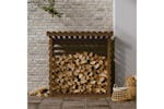 vidaXL 822225 Firewood Rack Honey Brown 108x73x108cm Solid Wood Pine vidaXL 822225 Firewood Rack Honey Brown 108x73x108cm Solid Wood Pine