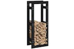 vidaXL 822411 Firewood Rack Black 41x25x100cm Solid Wood Pine vidaXL 822411 Firewood Rack Black 41x25x100cm Solid Wood Pine