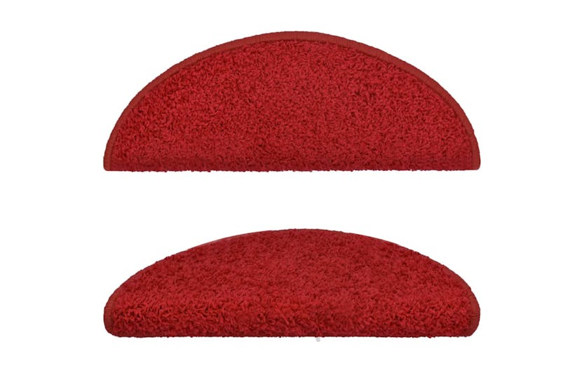vidaXL 149812 Stair Mats 5 Pcs 65x21x4cm Red vidaXL 149812 Stair Mats 5 Pcs 65x21x4cm Red