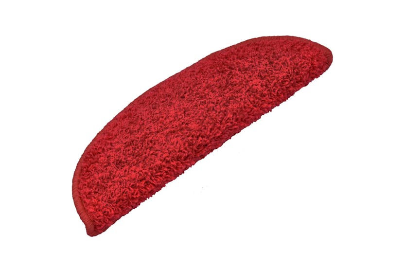 vidaXL 149812 Stair Mats 5 Pcs 65x21x4cm Red vidaXL 149812 Stair Mats 5 Pcs 65x21x4cm Red