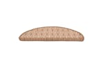 vidaXL 149869 Carpet Stair Treads 15 Pcs Brown 56x17x3cm vidaXL 149869 Carpet Stair Treads 15 Pcs Brown 56x17x3cm