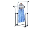 V-part 445319 Clothing Rack Adjustable Height 4 Wheels Double V-part 445319 Clothing Rack Adjustable Height 4 Wheels Double