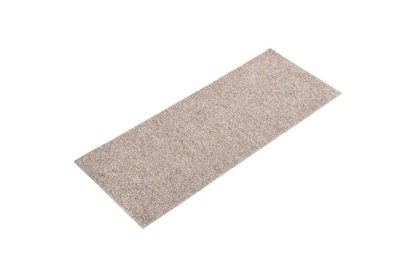 vidaXL 326921 Self-adhesive Stair Mats Rectangular 15 Pcs 60x25cm Cream vidaXL 326921 Self-adhesive Stair Mats Rectangular 15 Pcs 60x25cm Cream