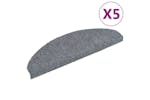 vidaXL 149704 Self-adhesive Stair Mats 5 Pcs Light Grey 65x21x4cm Needle Punch vidaXL 149704 Self-adhesive Stair Mats 5 Pcs Light Grey 65x21x4cm Needle Punch