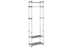 vidaXL 344385 3-tier Clothes Rack Silver 59x29x192cm Aluminium vidaXL 344385 3-tier Clothes Rack Silver 59x29x192cm Aluminium