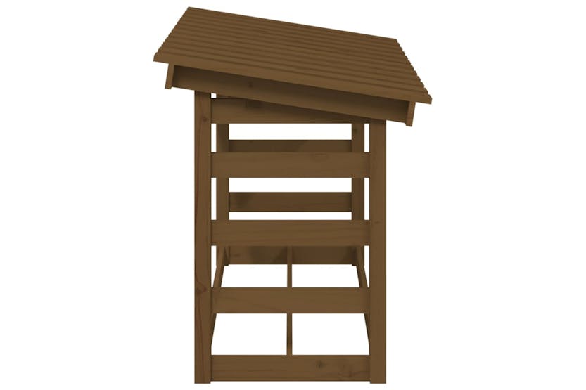 vidaXL 822445 Firewood Rack Honey Brown 108x64.5x78cm Solid Wood Pine vidaXL 822445 Firewood Rack Honey Brown 108x64.5x78cm Solid Wood Pine