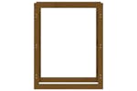 vidaXL 822420 Firewood Rack Honey Brown 80x25x100cm Solid Wood Pine vidaXL 822420 Firewood Rack Honey Brown 80x25x100cm Solid Wood Pine