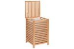 vidaXL Laundry Basket 45x45x65cm Solid Wood Walnut vidaXL Laundry Basket 45x45x65cm Solid Wood Walnut